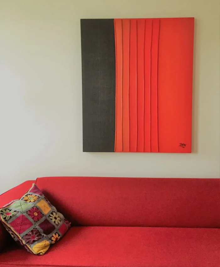 Schilderij mevrouw De Vries